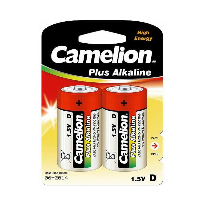 Baterija alkalna Camelion 1.5V American LR20 2 kom-8