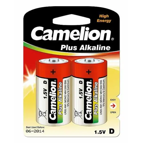 Baterija alkalna Camelion 1.5V American LR20 2 kom