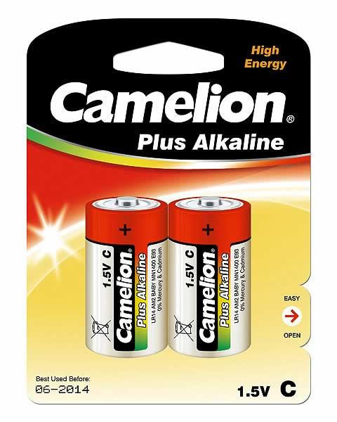 Baterija alkalna 1,5V poluamerican,LR14, blister 2 kom, Camelion-5
