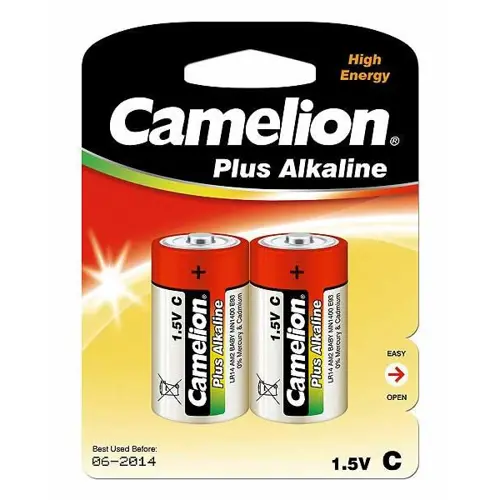 Baterija alkalna 1,5V poluamerican,LR14, blister 2 kom, Camelion-2