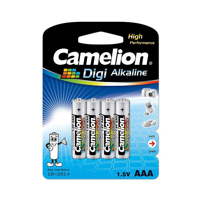 Baterija alkalna DIGI 1,5V AAA blister 4 kom, Camelion-13