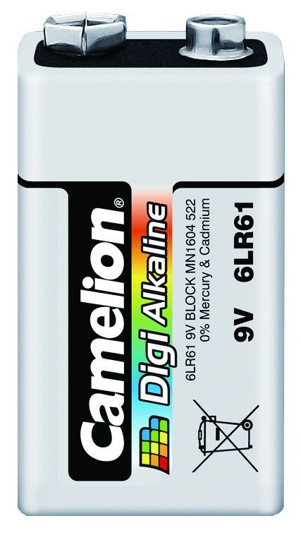 Baterija alkalna DIGI 9V , blister, Camelion-17