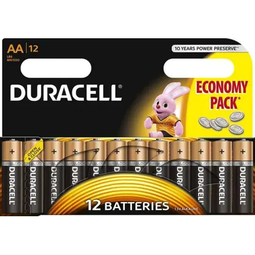 Baterija alkalna AA - K12 Duracell Economy pack