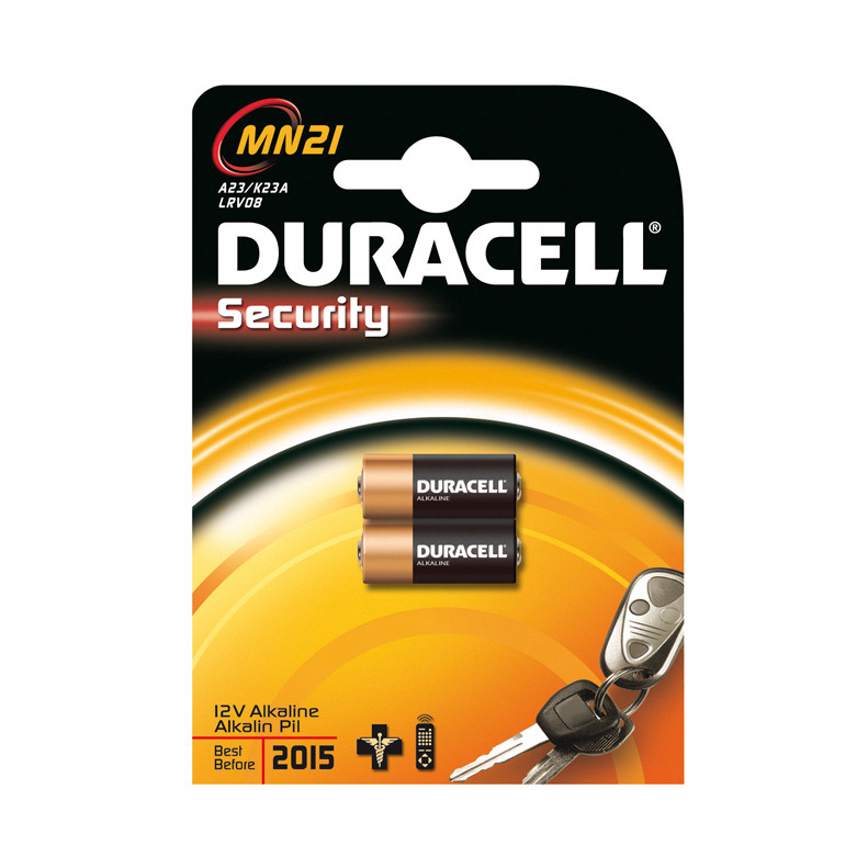 Baterija alkalna 12V A23, blister 2 kom, MN21, Duracell-12