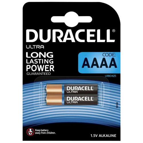 Baterija alkalna AAAA - 1,5V, LR 61, 2 kom, Duracell-2