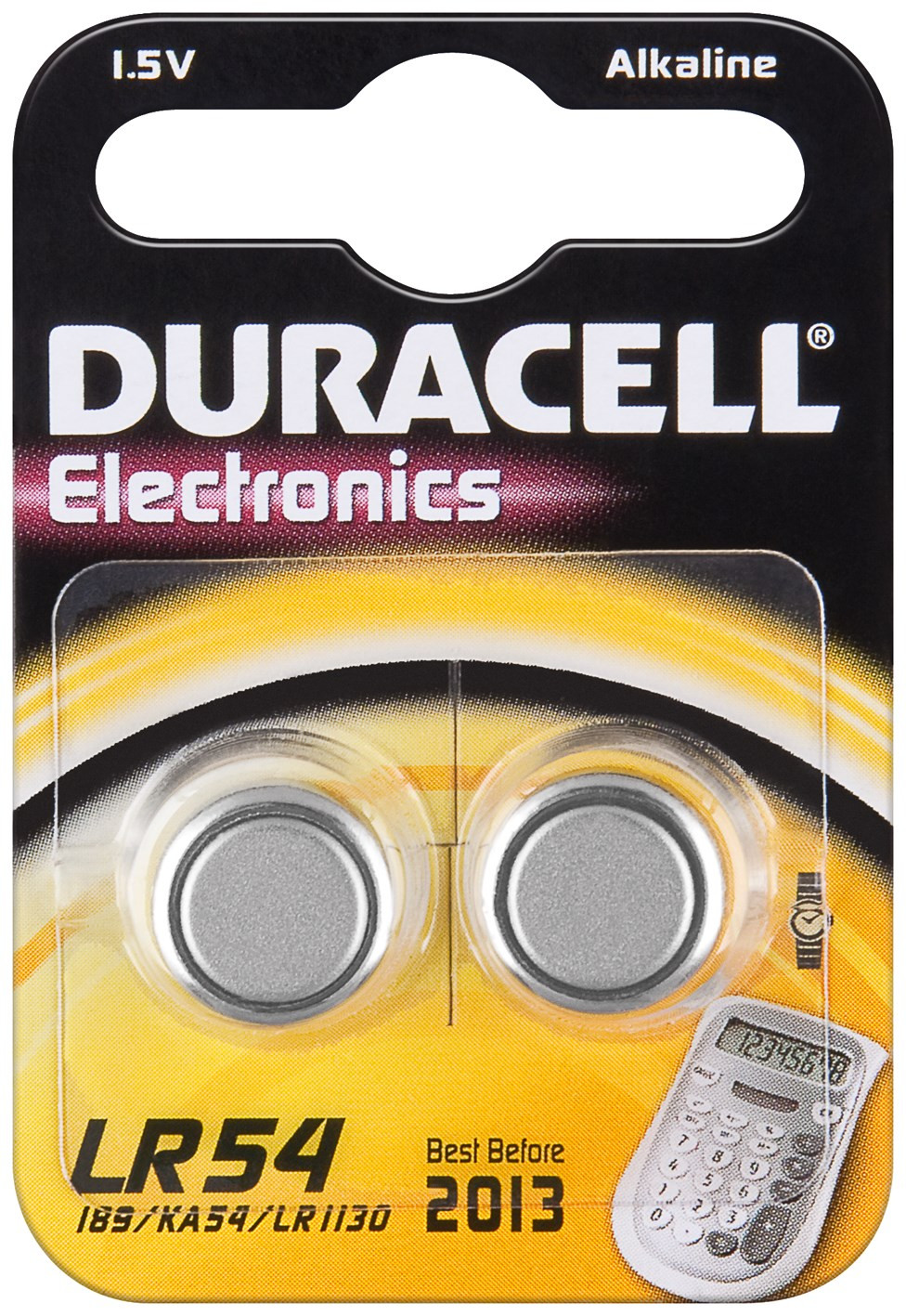 Baterija alkalna LR54 - 2 komada (AG10, LR1131, V10GA, L1131),Duracell-10