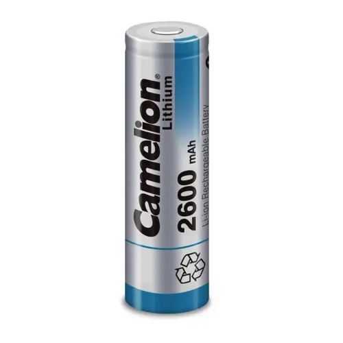 Baterija litijeva 3,7V 18650 Li-Ion 2600mAh, Camelion-0