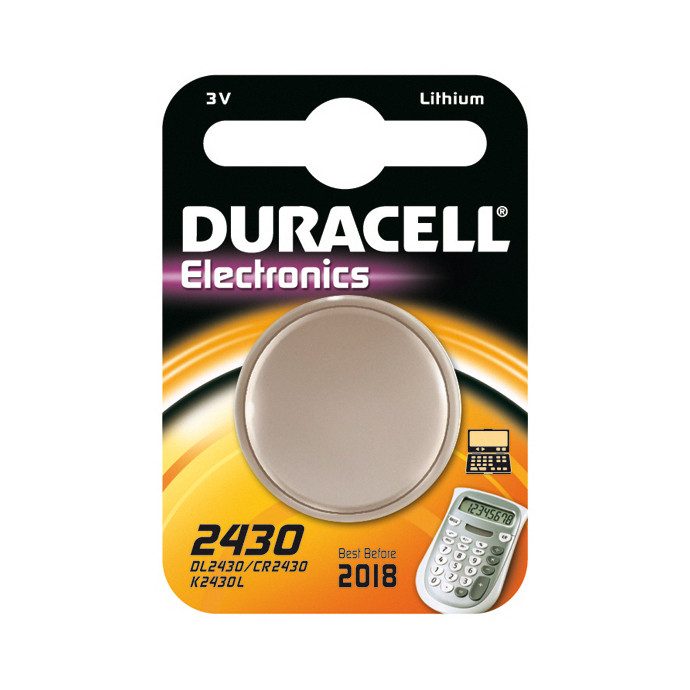 Baterija litijeva DL 2430, Duracell-12