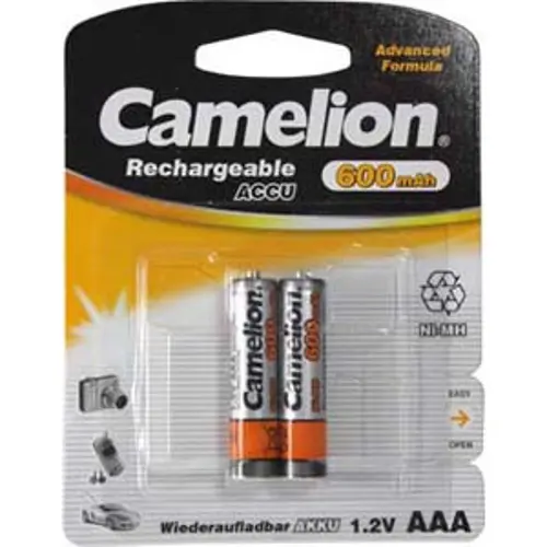 Baterija NI-MH 1,2V 0,6 Ah AAA 2 kom, Camelion-4