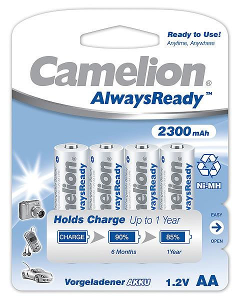 Baterija NI-MH Ready2use AA 2,3Ah, BLISTER 4 kom, Camelion-4