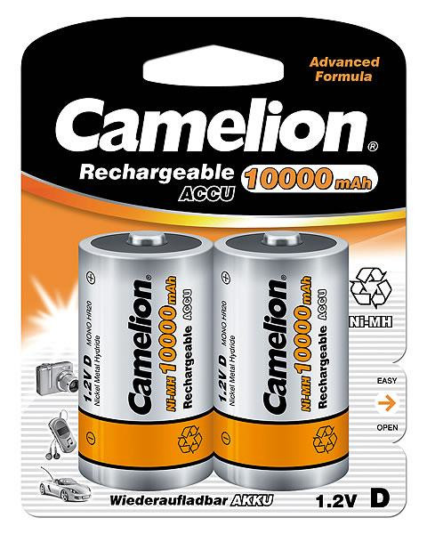 Baterija NI-MH 1,2V 10,0 Ah, blister 2 kom, D, LR20, Camelion-9