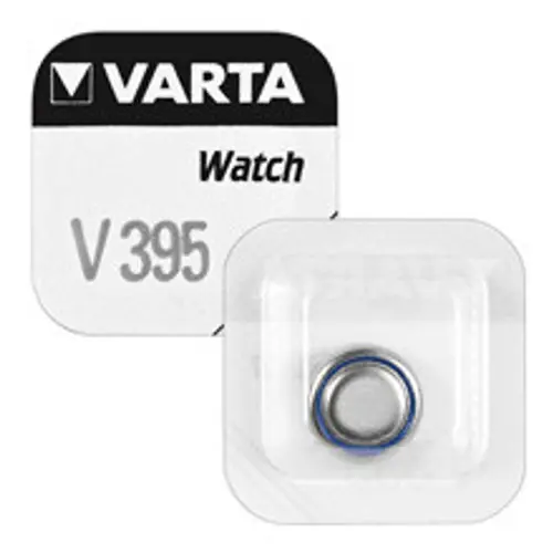 Baterija V 395 1,55V 9,5 x 2,7 mm, Varta