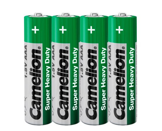 Baterija Zinc-Carbon 1,5V AAA - blister 4 kom, Camelion GREEN-9