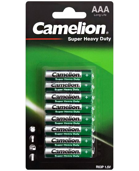 Baterija Zinc-Carbon 1,5V AAA - blister 4+4 kom, Camelion GREEN-12