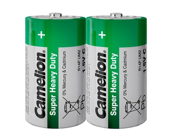 Baterija Zinc-Carbon 1,5V R14 - blister 2 kom, Camelion GREEN-4