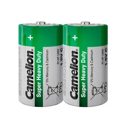 Baterija Zinc-Carbon 1,5V R14 - blister 2 kom, Camelion GREEN-1