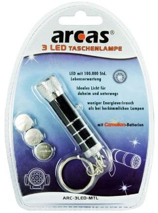 Baterijska svjetiljka 3LED – privjesak,, Arcas 30700002-8