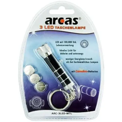 Baterijska svjetiljka 3LED – privjesak,, Arcas 30700002-0