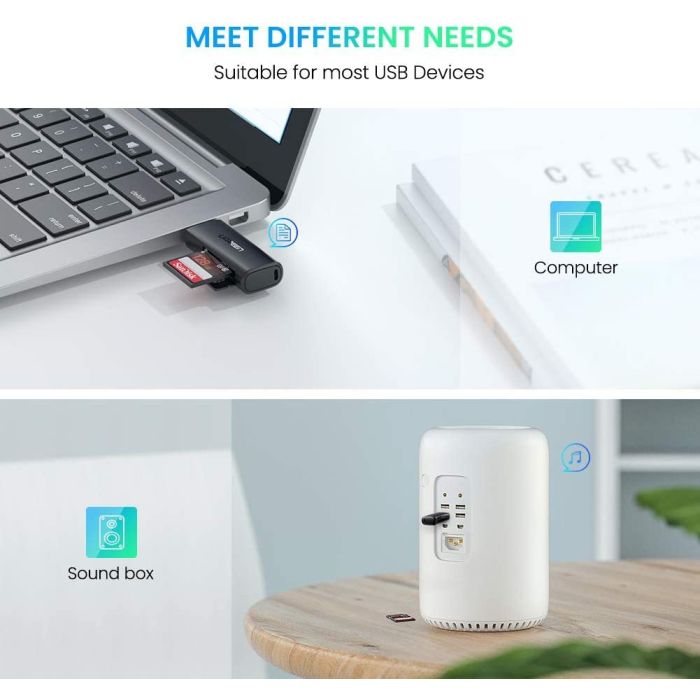 Čitač memorijskih kartica UGREEN, USB 3.0, TF/SD 3.0 kartice, crni-14