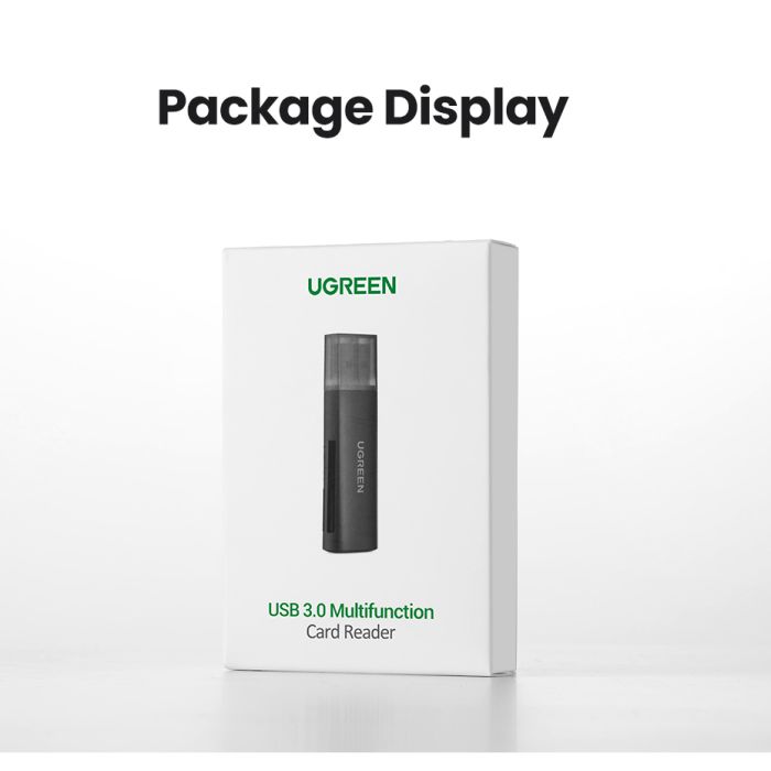 Čitač memorijskih kartica UGREEN, USB 3.0, TF/SD 3.0 kartice, crni-19
