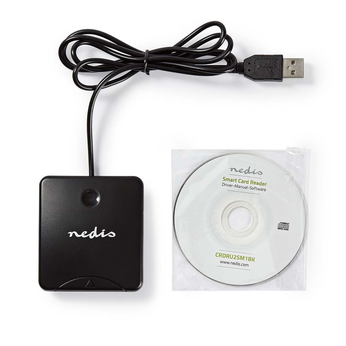 Čitač osobnih iskaznica za e-Građani NEDIS CRDRU2SM1BK, USB 2.0-9