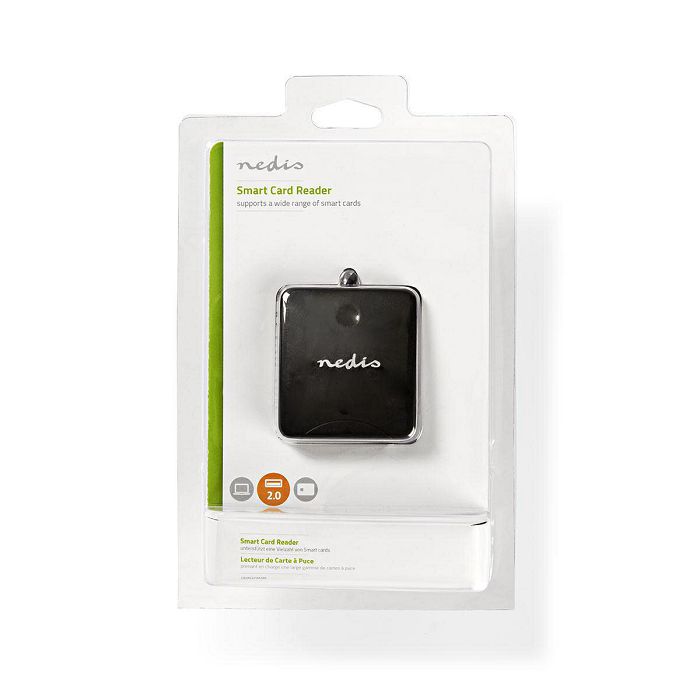 Čitač osobnih iskaznica za e-Građani NEDIS CRDRU2SM1BK, USB 2.0-2