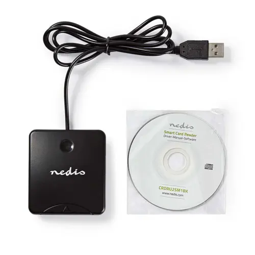 Čitač osobnih iskaznica za e-Građani NEDIS CRDRU2SM1BK, USB 2.0-6