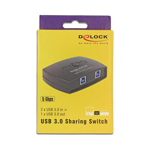 Preklopnik DELOCK Data Switch USB 3.0 2PC1USB 87723-18