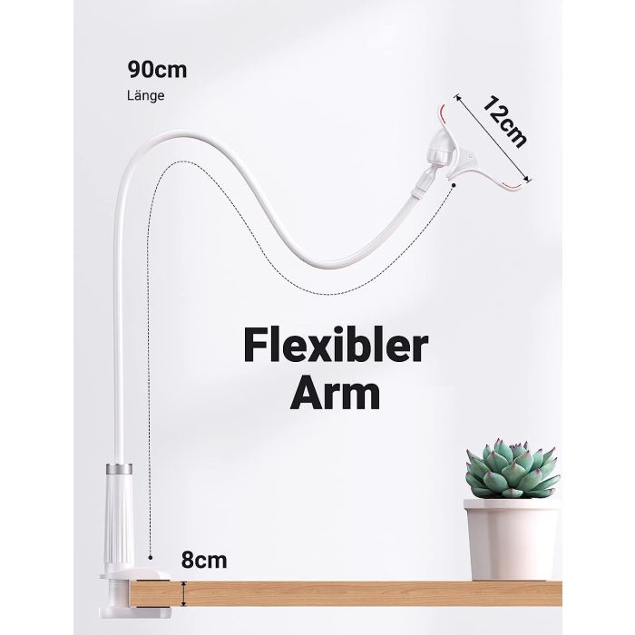 Držač za smartphone UGREEN, fleksibilni, bijeli, 90cm-14