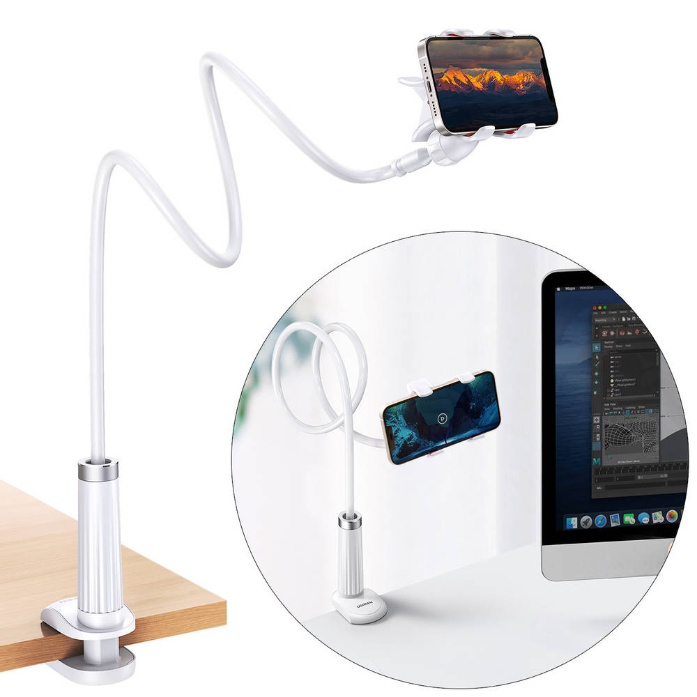 Držač za smartphone UGREEN, fleksibilni, bijeli, 90cm-3