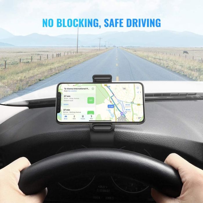Držač za smartphone UGREEN, za kontrolnu ploču, za auto, crni-18