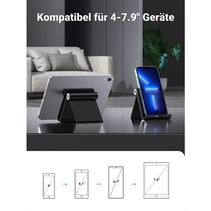Držač za smartphone UGREEN, za stol, crni-14