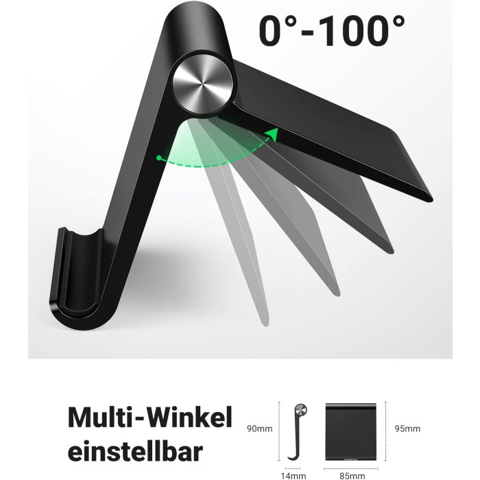 Držač za smartphone UGREEN, za stol, crni-16