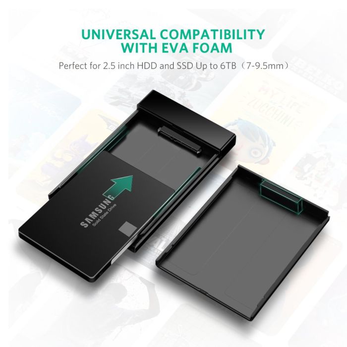 Eksterno kućište UGREEN, 2.5incha, SATA, USB 3.0-17