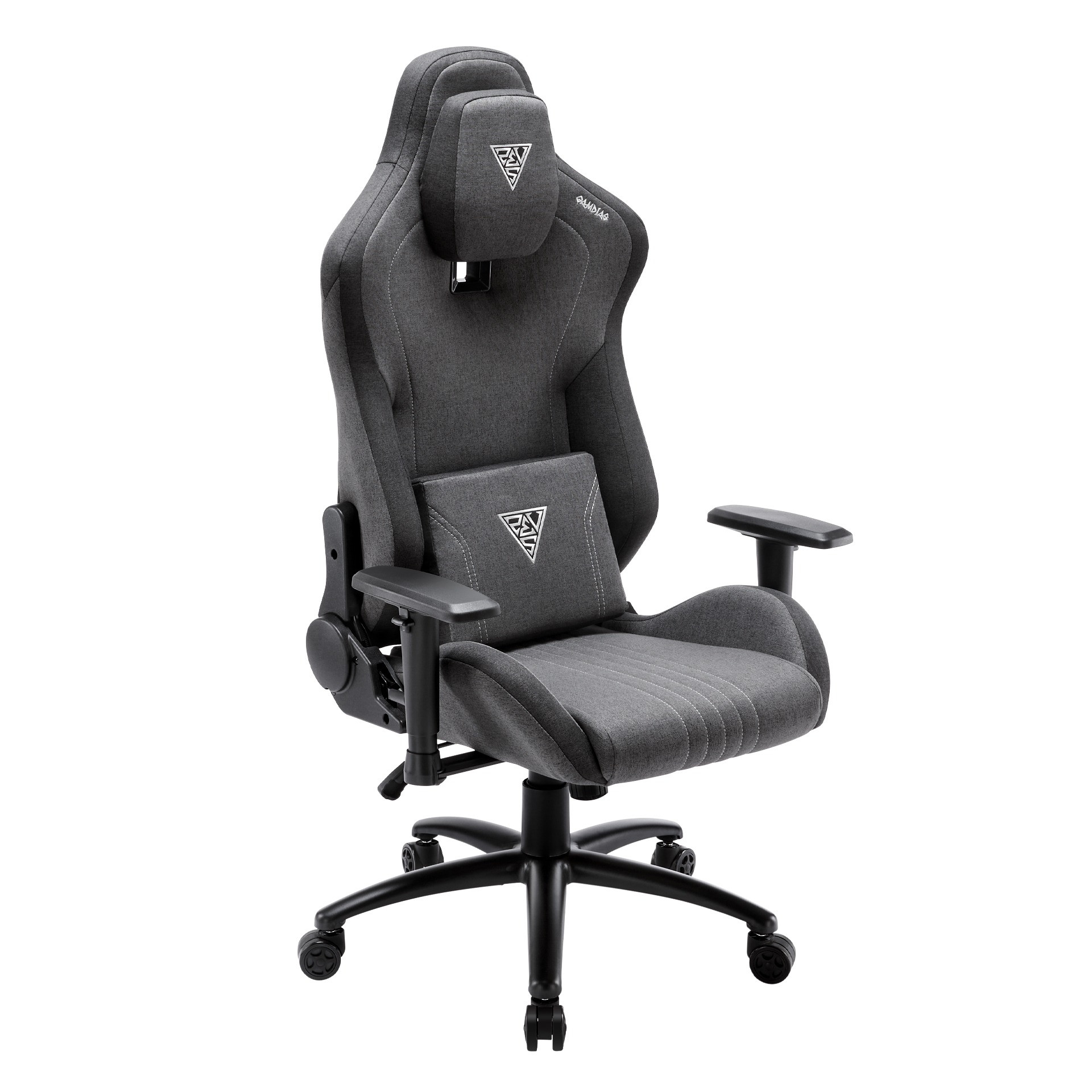 Gaming / uredska stolica GAMDIAS ZELUS M3 Weave (do 140kg, crno siva, podesivi naslon za glavu, 2D podesivi nasloni za ruke, plinski lift klase 4)-10