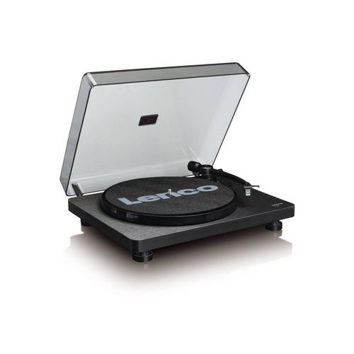 Gramofon LENCO L-30BK, RCA izlaz, USB-B PC kodiranje, 33 i 45 RPM, Audio-Technica AT3600 cartridge, crni-2