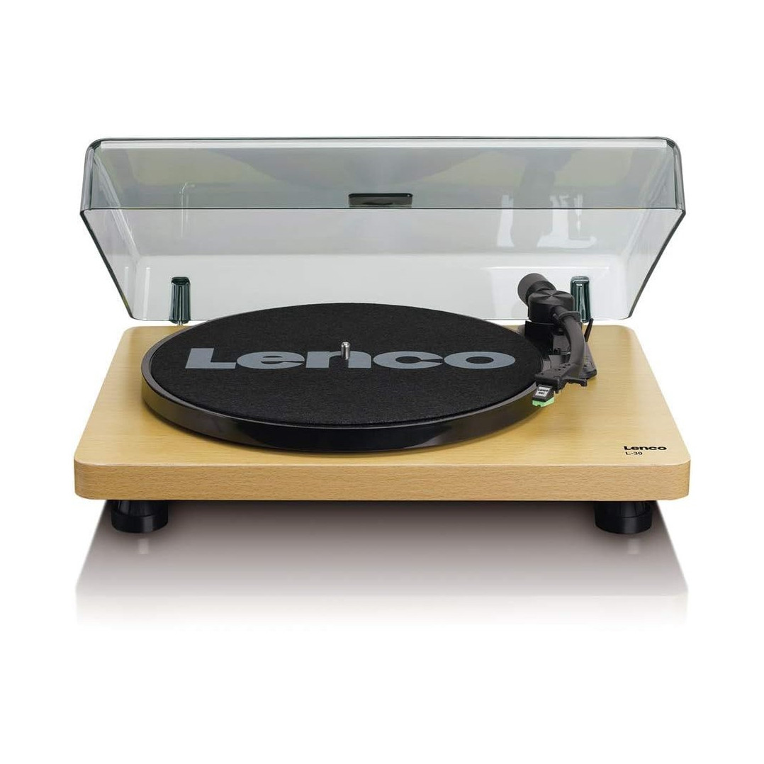 Gramofon LENCO L-30WD, RCA izlaz, USB-B PC kodiranje, 33 i 45 RPM, Audio-Technica AT3600 cartridge, wood-11