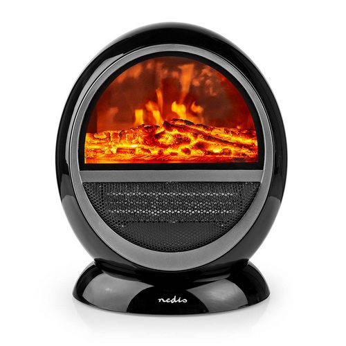 Grijalica NEDIS HTFA21BK, 1000/1500W, keramički ventilatorski grijač, termostat, rotacija, crna-3
