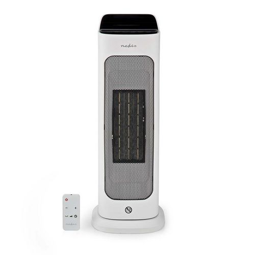 Grijalica NEDIS HTFA20WTW, Wi-Fi, 1400W/2000W, 2 postavke grijanja, oscilacija, zaslon, 10 - 49 °C, Android™ / IOS, bijela-2