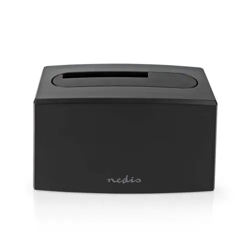 HDD Dock NEDIS HDDUSB3210BK (2.5in/3.5in SATA, USB 3.2, do 8TB, crni)-0