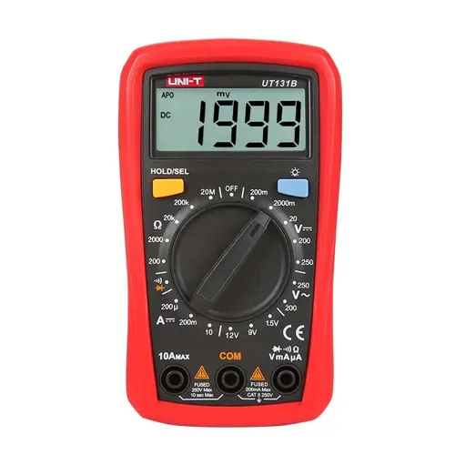 Digitalni multimetar UNI-TREND UT-131B (LCD zaslon, otporan na pad s 2 metra, automatsko isključivanje, test baterije)