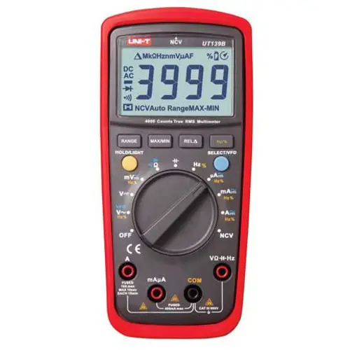 Instrument UT-139 B TRUE RMS NCV MULTIMETAR, Uni-trend