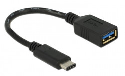 Kabel DELOCK 65634, USB A USB 3.1 (Ž) na USB Type-C (M), 15cm-11
