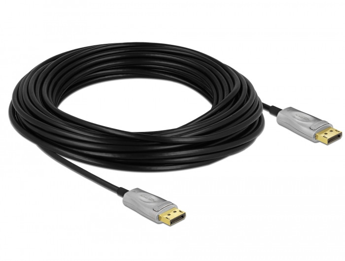 Kabel DELOCK, DisplayPort (M) na DisplayPort (M), optički, 15m 85886-8