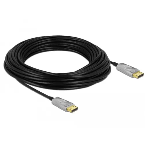 Kabel DELOCK, DisplayPort (M) na DisplayPort (M), optički, 15m 85886-0