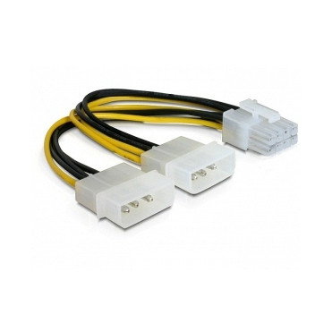 Kabel DELOCK, PC MREŽ. 2x5.25 na 8pin, 0.3m-3