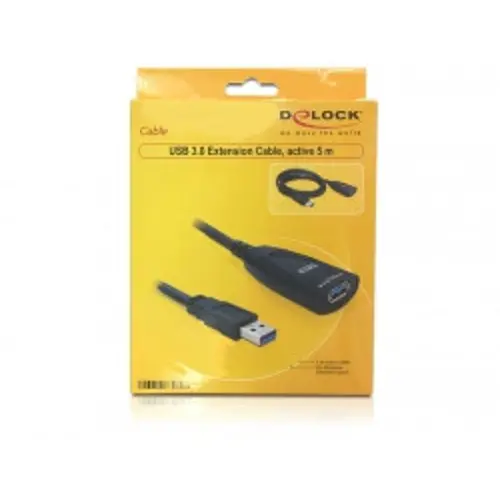 Kabel DELOCK, USB 3.0 A (M) na USB 3.0 A (Ž), produžni+repeater, 5m-0