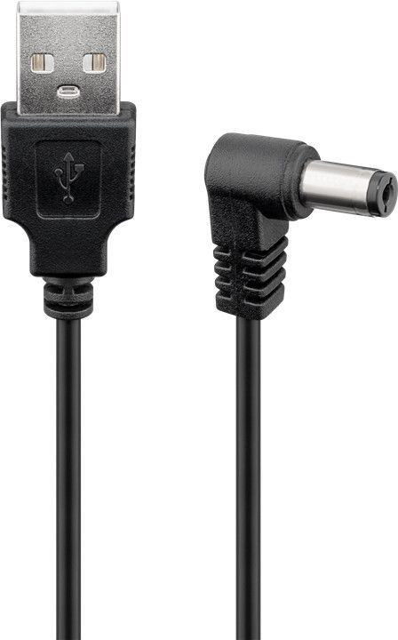 Kabel GOOBAY 55154, USB A (M) na DC (Ž), 5.5/2.5, 0.5m, crni-10