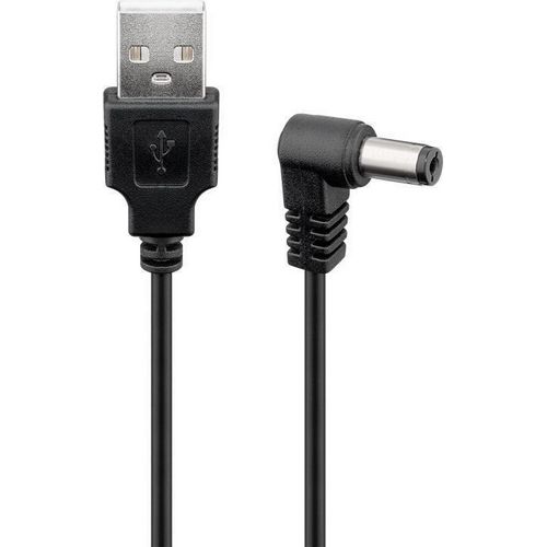 Kabel GOOBAY 55154, USB A (M) na DC (Ž), 5.5/2.5, 0.5m, crni-3