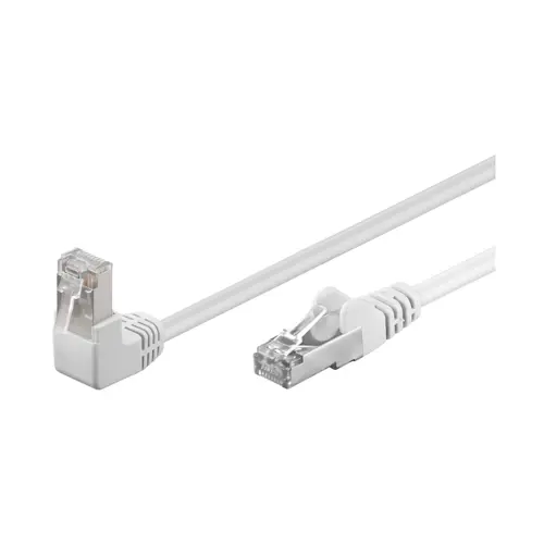 Kabel GOOBAY 94180, Patch, CAT 5e F/UTP, 1x kutni, bijeli, 3m-1